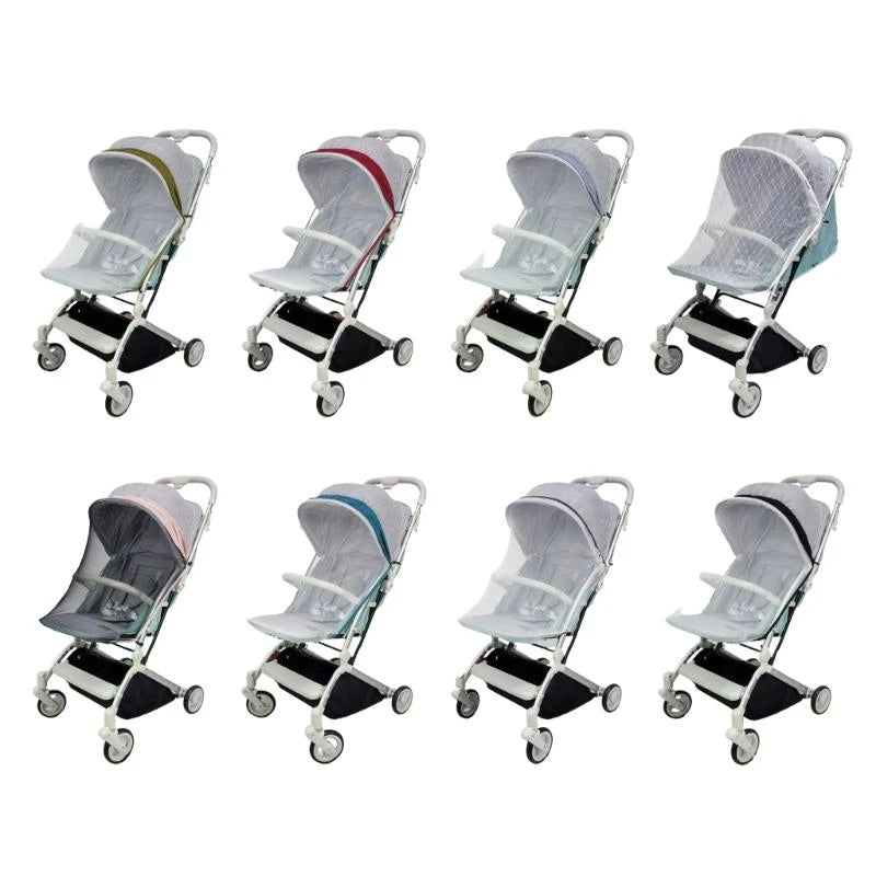 Insect Netting Cover Strollers Insect Net Baby Net for Baby Carriers Pushchair Pram Full Coverage Pushchair Canopy