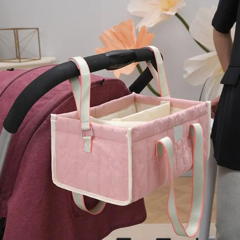 Multi Compartment Diaper Bag for Baby Essential Feature Foldable Design and Oxford Fabric A2UB