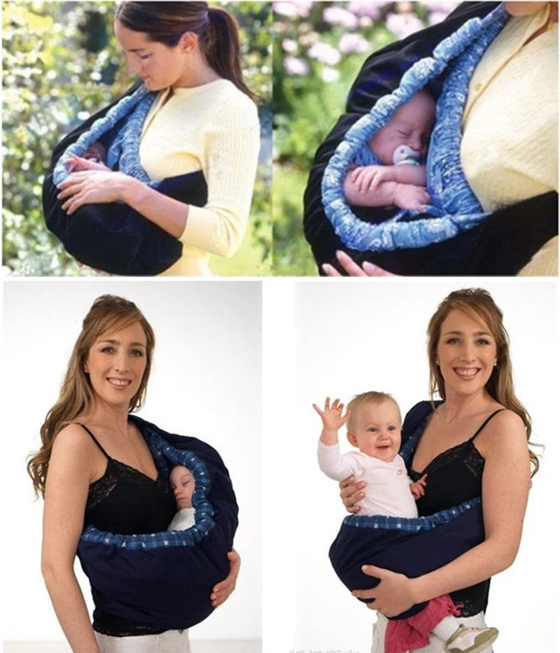 Newborn Baby Carrier Swaddle Sling Infant Nursing Papoose Pouch Front Carry Wrap Pure Cotton Breastfeed Feeding Carry Bag