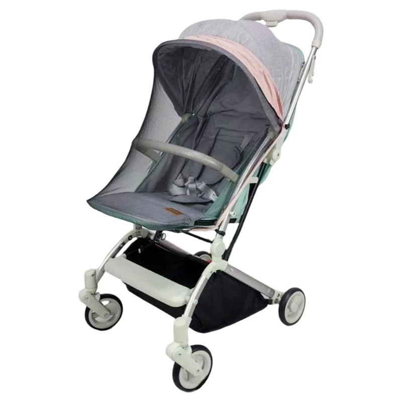 Insect Netting Cover Strollers Insect Net Baby Net for Baby Carriers Pushchair Pram Full Coverage Pushchair Canopy